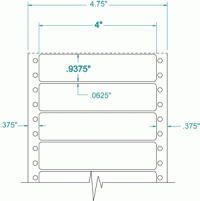 4" x 15/16"-ADDRESS