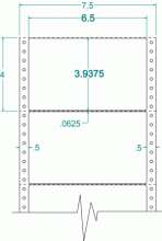 6-1/2" x 3-15/16"-SHIPPING