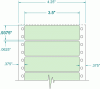 3-1/2" x 15/16"-ADDRESS(GREEN)