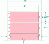 4" x 1-7/16"-ADDRESS(PINK)