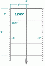 4" x 2-15/16"-ADDRESS/SHIPPING