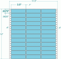3-1/2" x 15/16"-ADDRESS(BLUE)