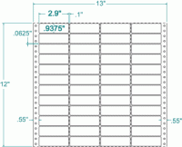 2.9" x 15/16"-ADDRESS