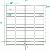 3.2" x .92"-CHESHIRE ADDRESS