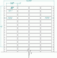 3.2" x .87"-CHESHIRE ADDRESS