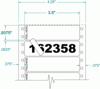 3-1/2" x 15/16"-DUO-IMAGE PIGGYBACK