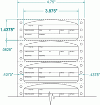 3-7/8" x 1-7/16"-PRE-PRINTED TAPE REEL