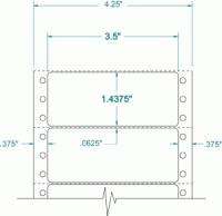 3-1/2" x 1-7/16"-TAPE REEL