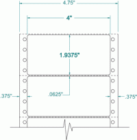 4" x 1-15/16"-TAPE REEL