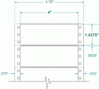 4" x 1-7/16"-TAPE REEL