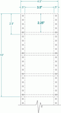 3-1/2" x 2-1/2"-NAME BADGE