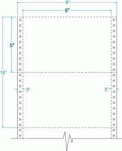 8" x 5"-LEDGER