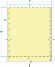 8" x 5"-LEDGER(CANARY)