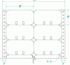5" x 3"-ROTATRY FILE CARD