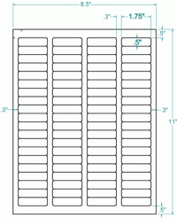 1-3/4" x 1/2"-RETURN ADDRESS
