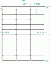 2-5/8" x 1"-ADDRESS