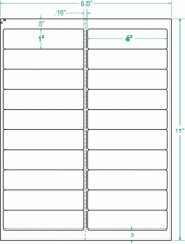 4" x 1"-ADDRESS