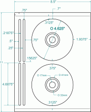 CD / DVD - Avery® 5931™ Comparable
