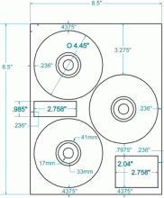 CD / DVD - HP® 3-up Comparable