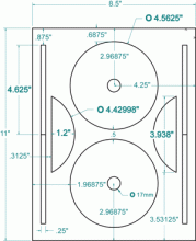 CD / DVD - Compulabel® Full Face