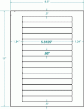 5-13/16" x 2/3"-VHS SPINE