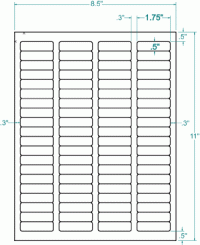 1-3/4" x 1/2"-RETURN ADDRESS