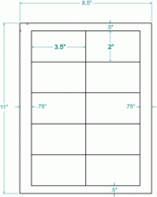 3-1/2" x 2"-BUSINESS CARD SIZE