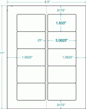 3-1/16" x 1-5/6"-VHS FACE