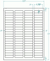 1-3/4" x 1/2"-RETURN ADDRESS