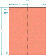 3.3" x 15/16"-RED BAG TAG