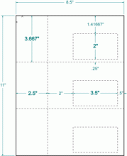 6" x 3-2/3" & 3-1/2" x 2"-POSTCARD WITH BC