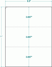 8-1/2" x 3.66"-MAILING/PRODUCT ID