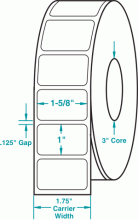 1-5/8" x 1"