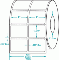 2" x 1-1/2" P- 3"CORE 2 ACROSS