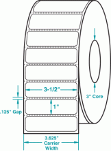 3-1/2" x 1" P