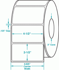 4-1/2" x 2-1/2" P