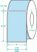 4" x 6-1/2" P-BLUE