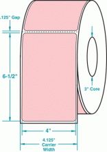 4" x 6-1/2" P-PINK