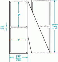 4" x 6" P-FANFOLD