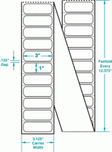 3" x 1" P-FANFOLD