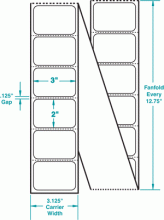 3" x 2" P-FANFOLD