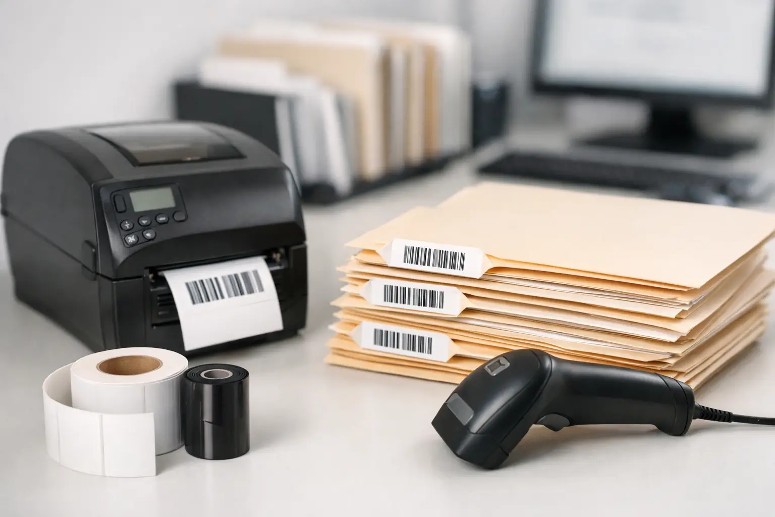 Barcode Labeling for Document Tracking Systems
