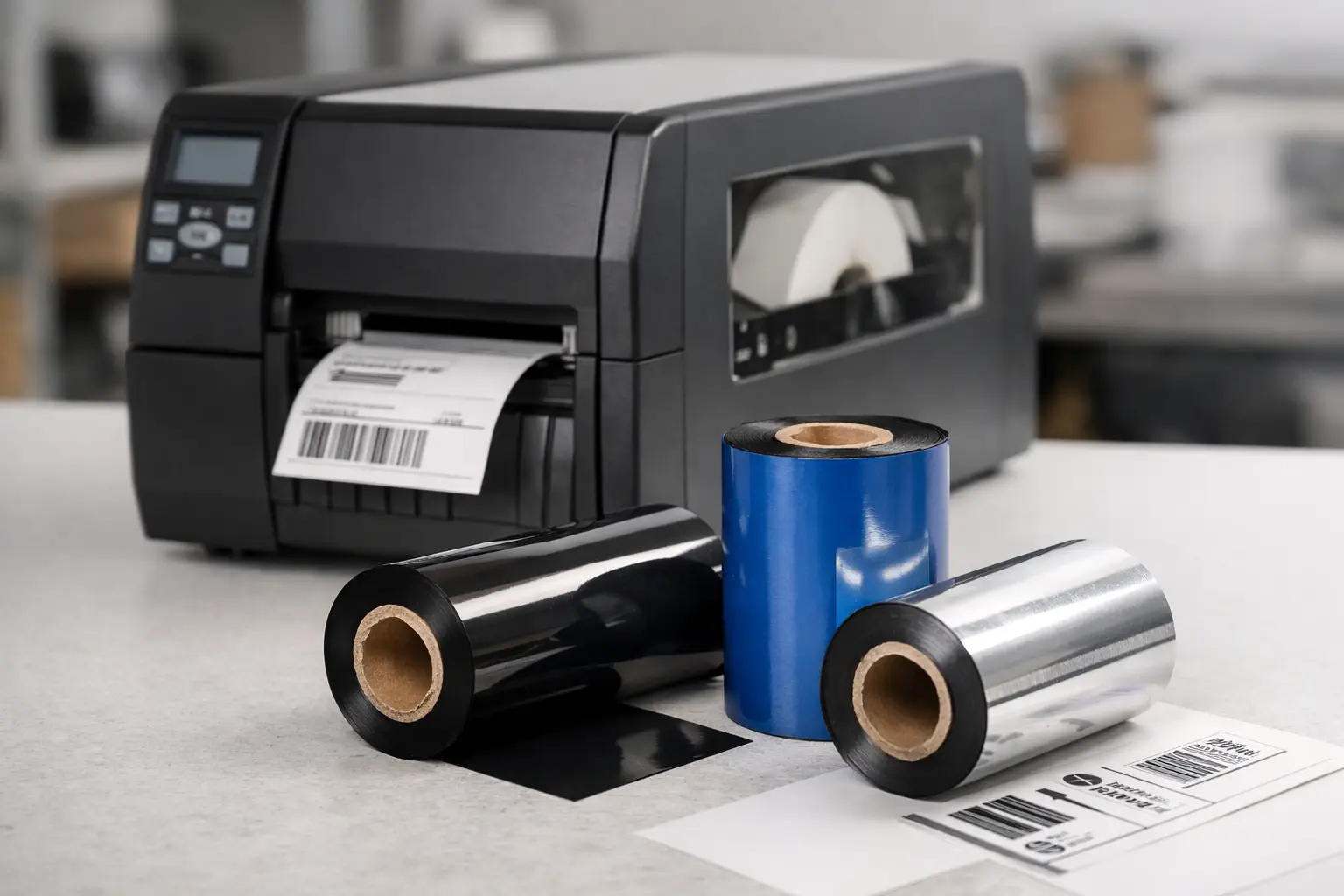 What Ribbon Works With a Thermal Transfer Printer?